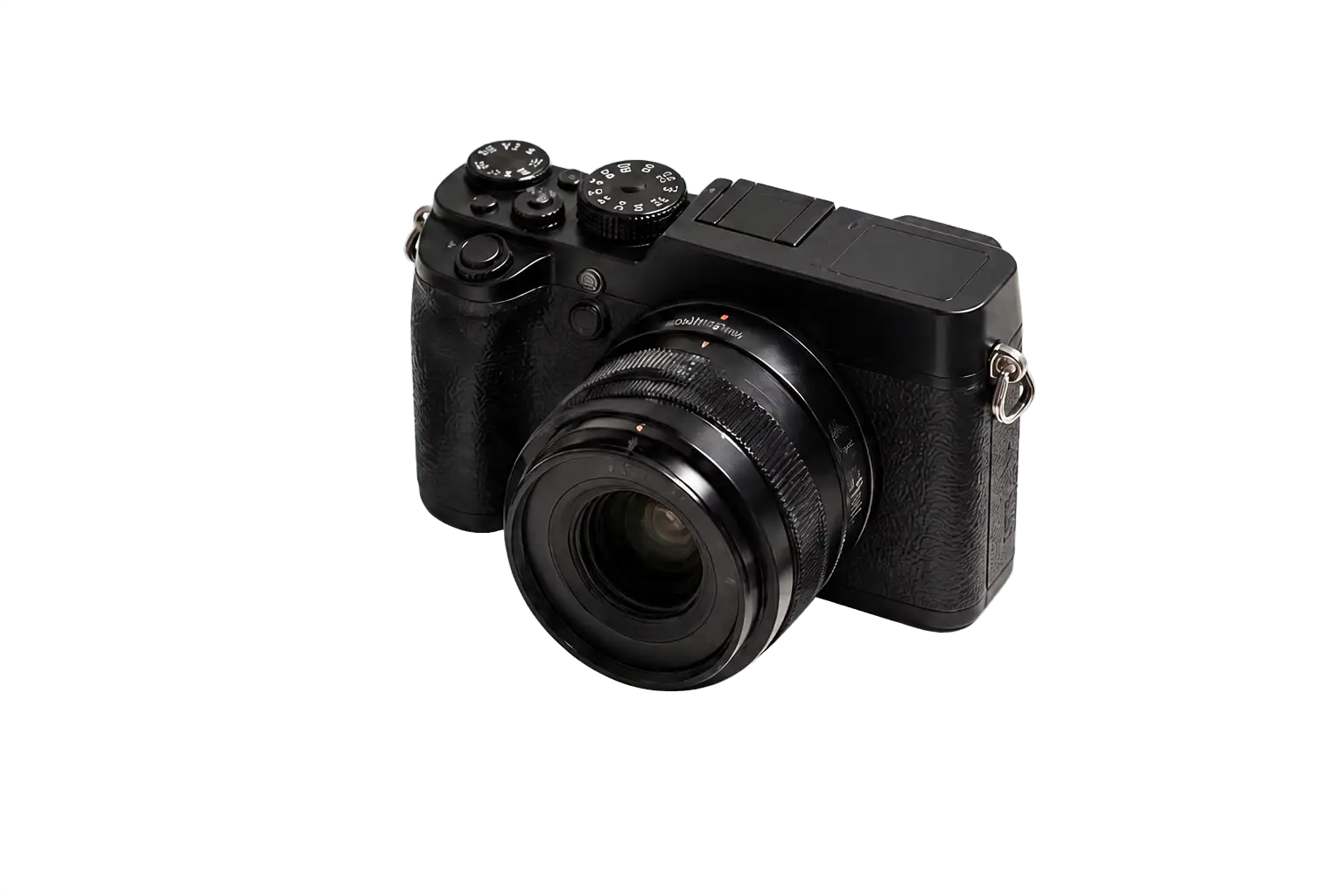 กล้อง Mirrorless สีดำพร้อมเลนส์